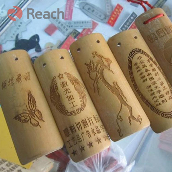 Laser engraving of wooden crafts