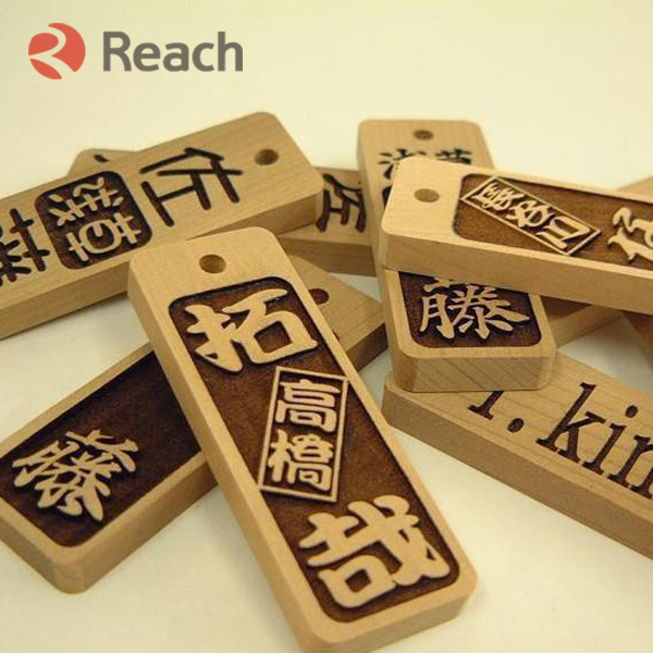 Laser engraving of wooden crafts