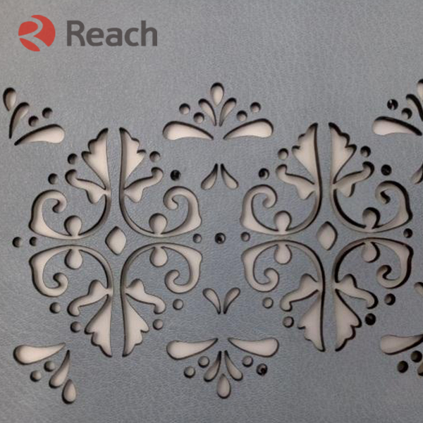 Leather pattern laser cutting processing